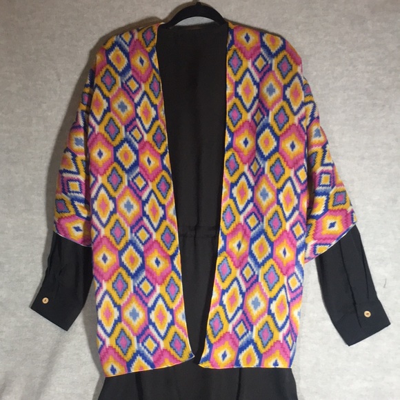 AZTEC Southwest Tribal Design 100% Pure Cotton Versatile Colorful X Large Scarf - Picture 6 of 14